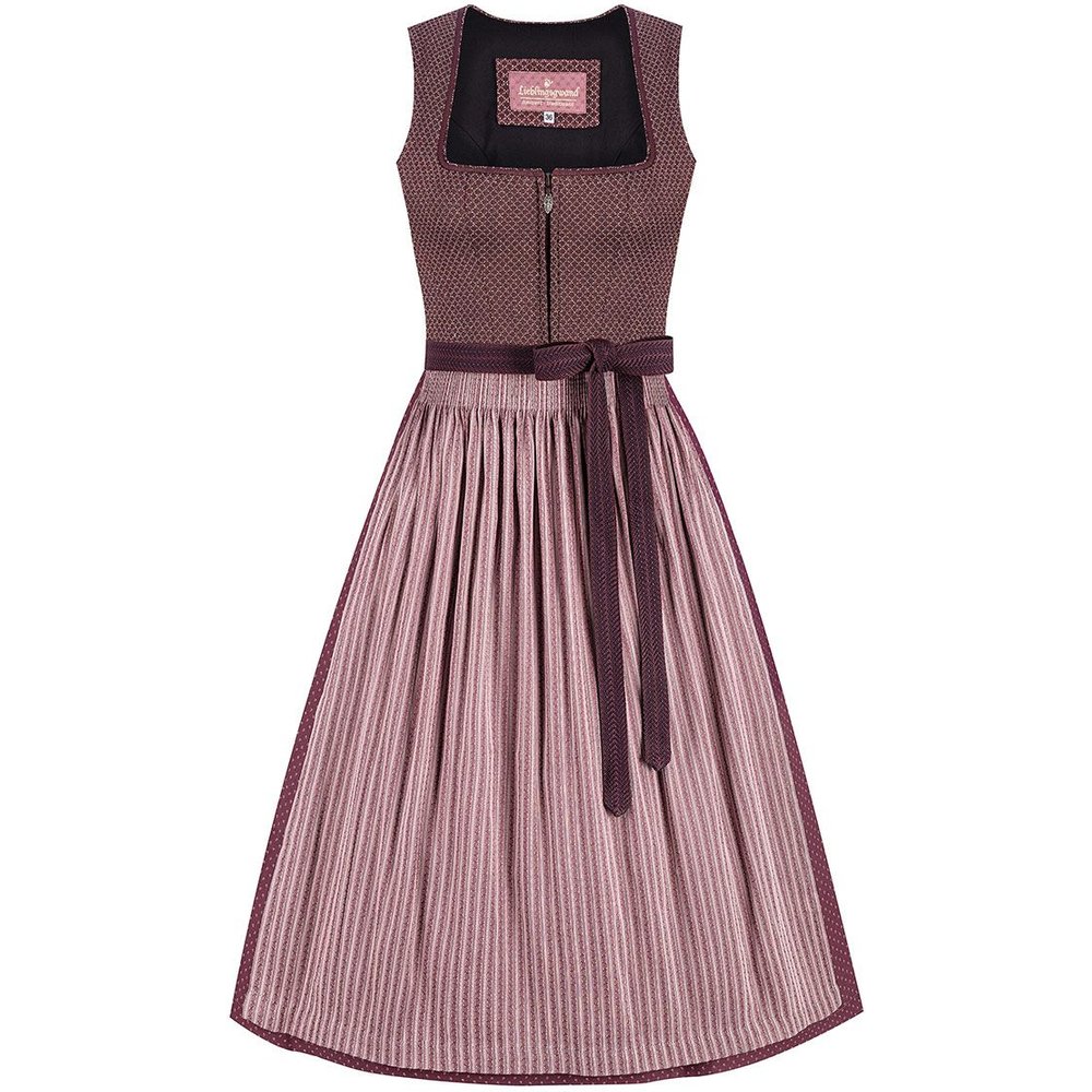 Dirndl Martha in Aubergine von MOSER Trachten für festliche Anlässe