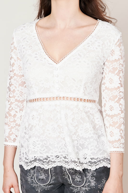 elegante Damen und Herren Bluse für Volksfeste