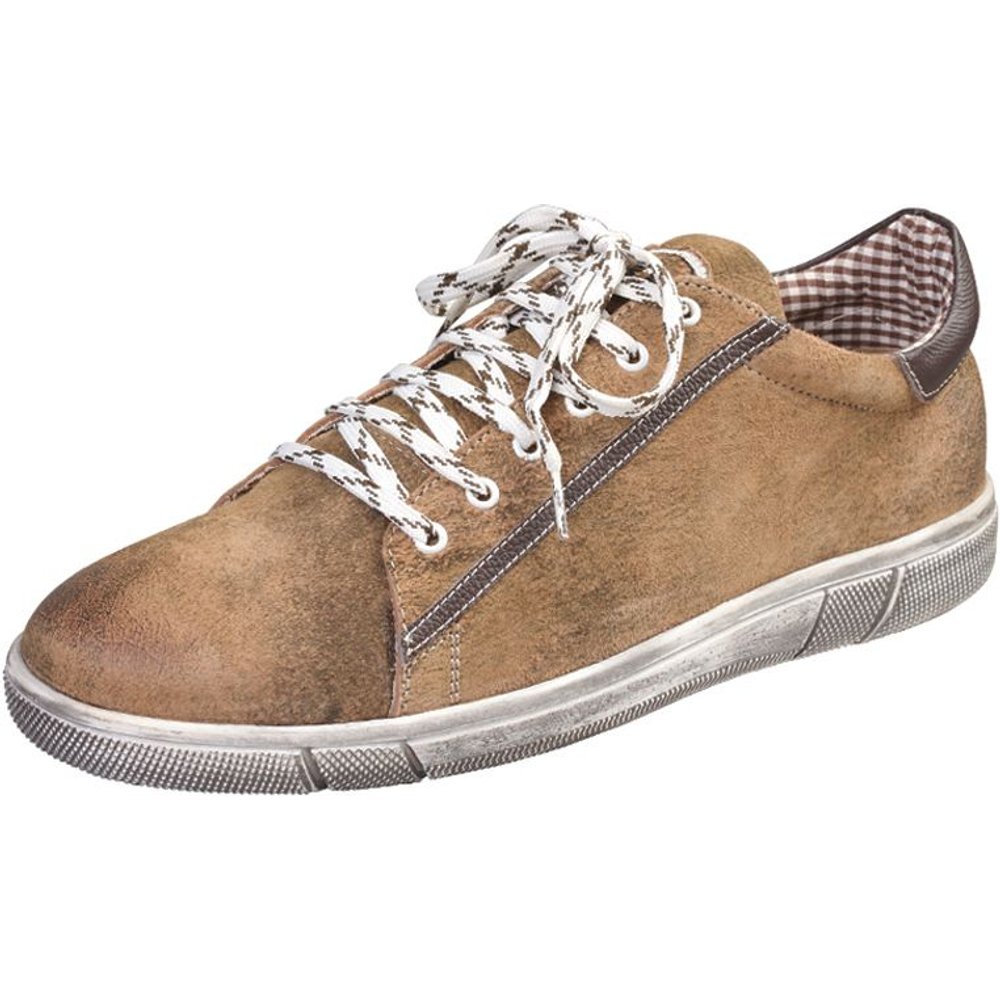 Brauner Trachtensneaker Siegfried aus Nappaleder von MOSER für Volksfeste