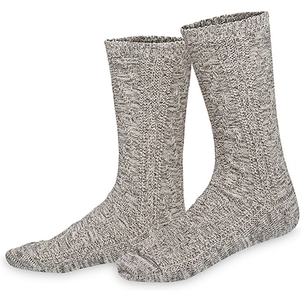 Kurze braun melierte Trachtensocken von MOSER Trachten für traditionelle Herrenoutfits