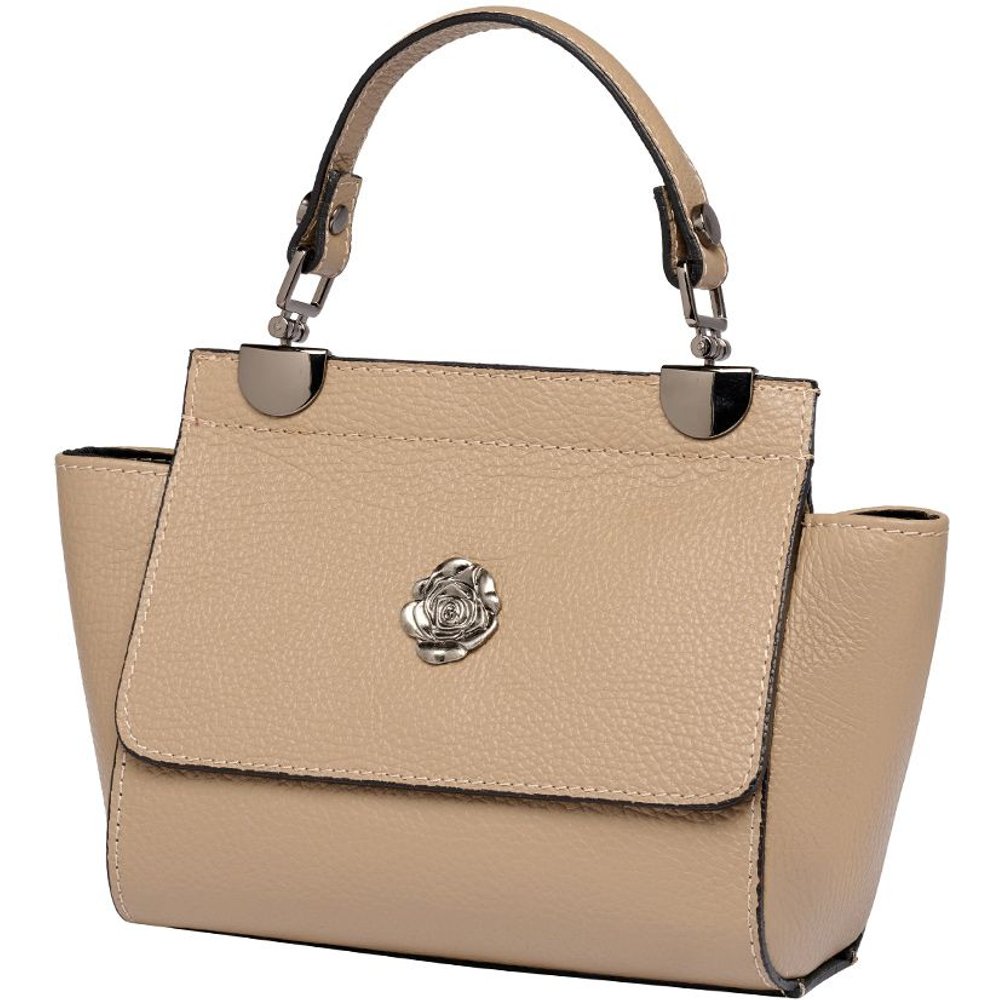 Taupe Retro Trachtentasche aus Nappaleder von MOSER Trachten für Volksfeste