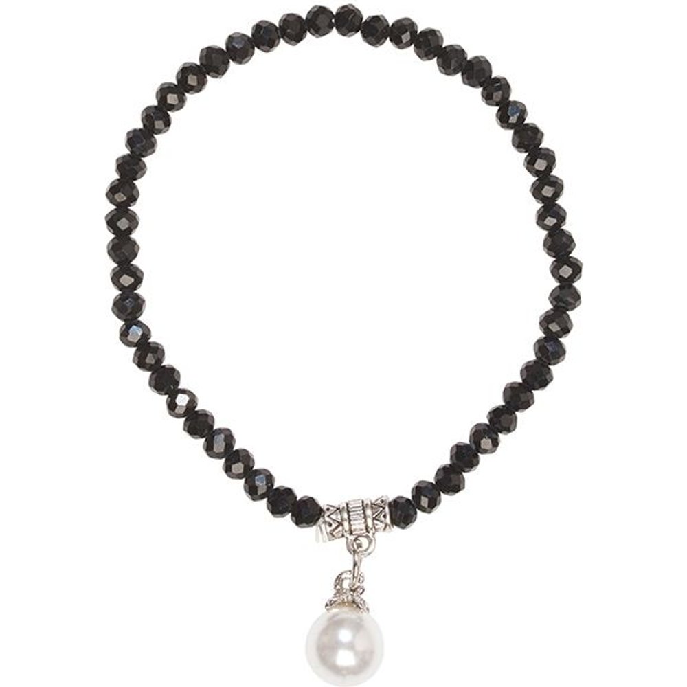 Verschiedenfarbiges Kristallarmband mit Perlenanhänger von MOSER für Damen zum Trachtenfest
